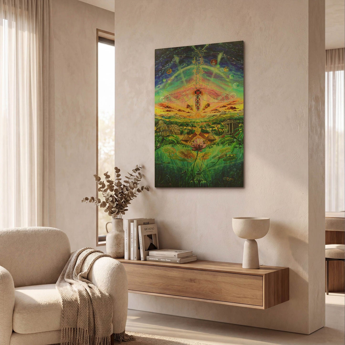 'Evolution' By Jan Kasparec Gold Metal Wall Art