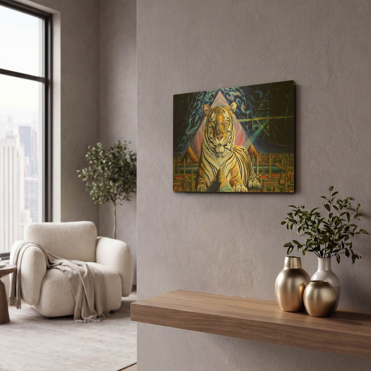 'Activate' By Jan Kasparec Gold Metal Wall Art