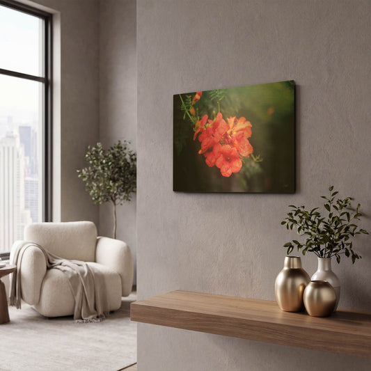 'Summer Rain' By Donnie Quillen Gold Metal Wall Art