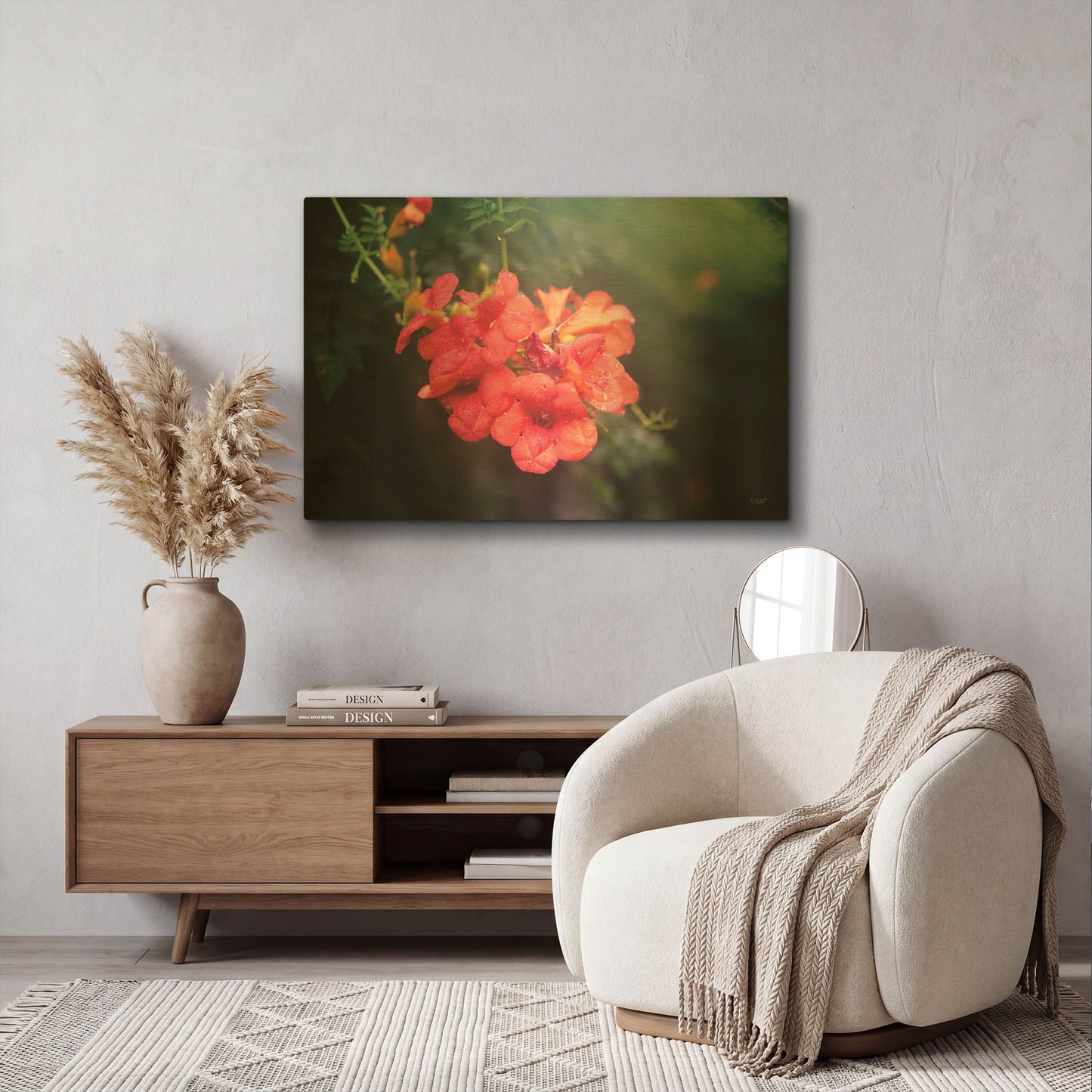 'Summer Rain' By Donnie Quillen Gold Metal Wall Art