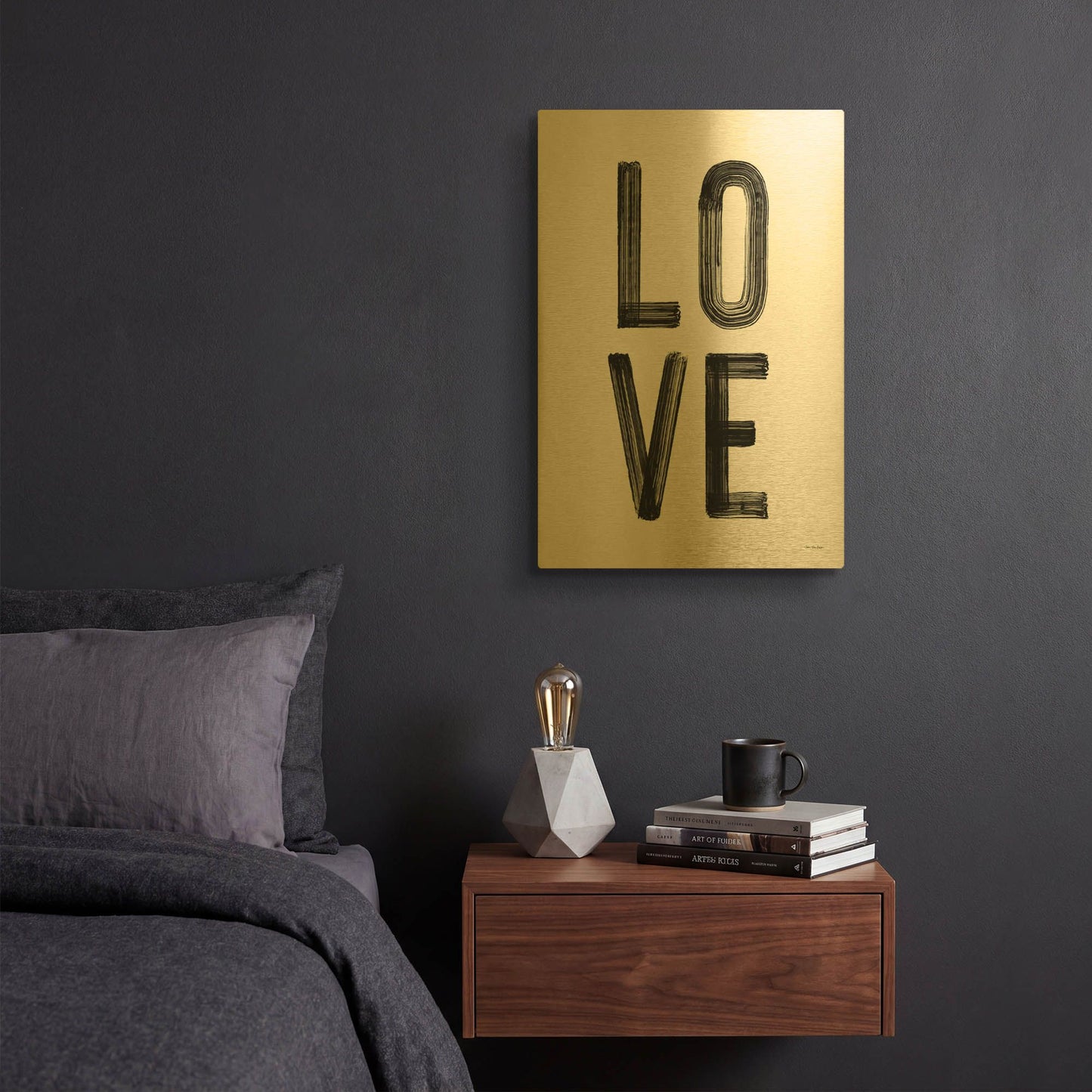 'Play 2' By Seven Trees Design Gold Metal Wall Art