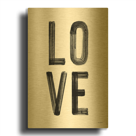 'Play 2' By Seven Trees Design Gold Metal Wall Art