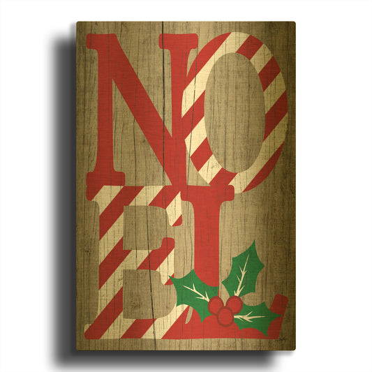 'Noel' By Misty Michelle Gold Metal Wall Art
