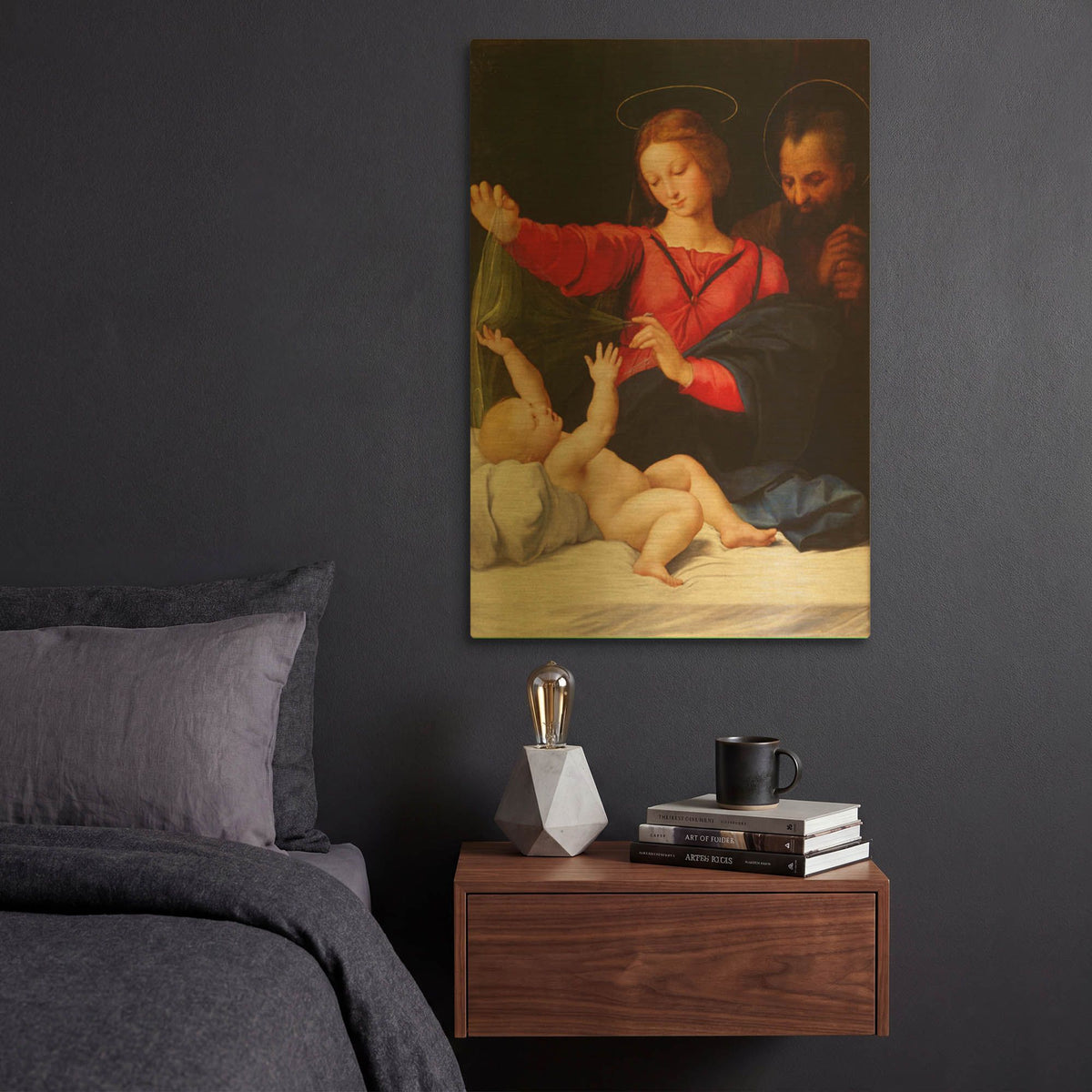 'Madonna of Loreto' By Raphael Gold Metal Wall Art