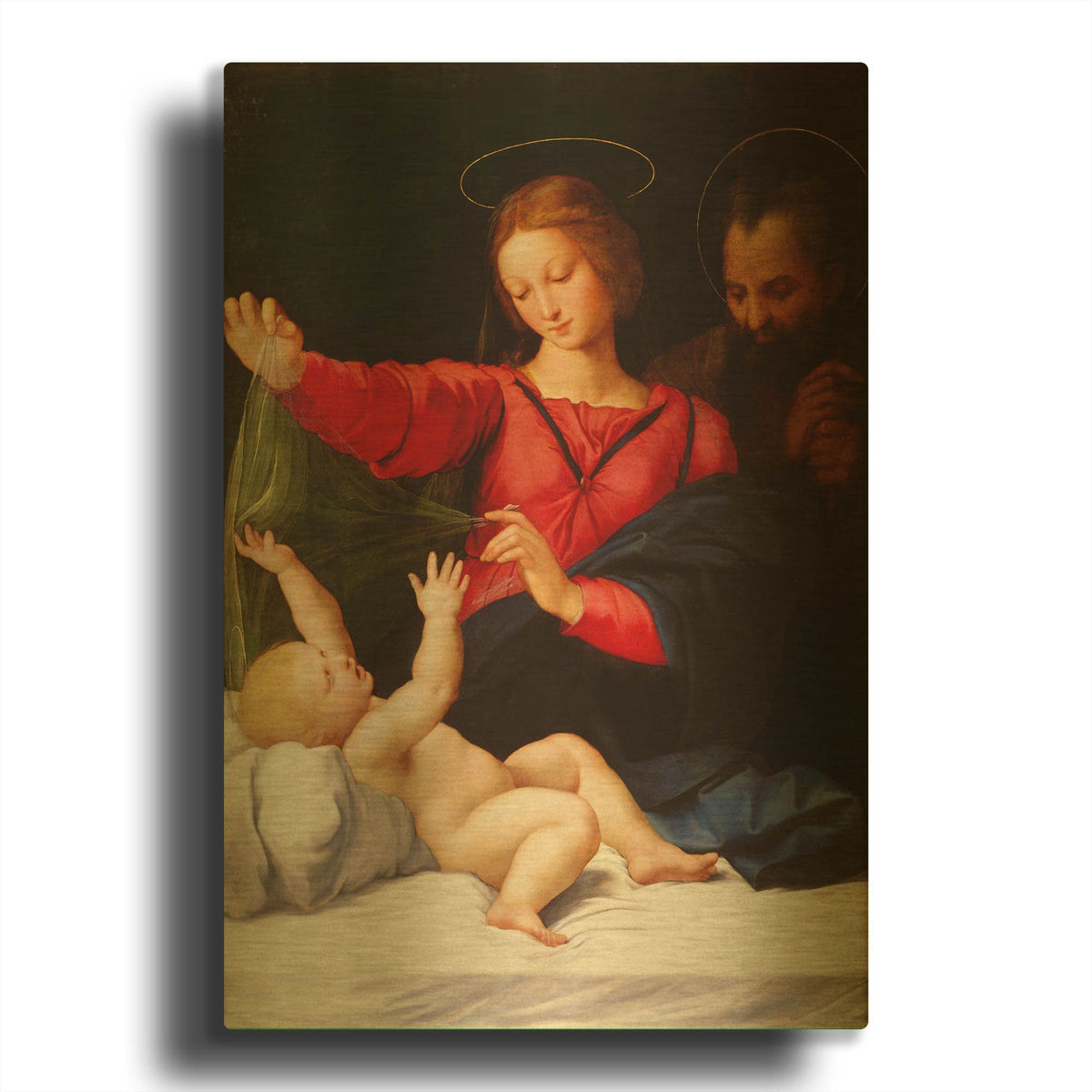 'Madonna of Loreto' By Raphael Gold Metal Wall Art