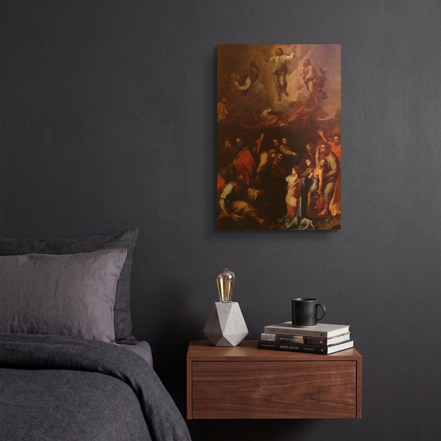 'The Transfiguration' By Raphael Gold Metal Wall Art