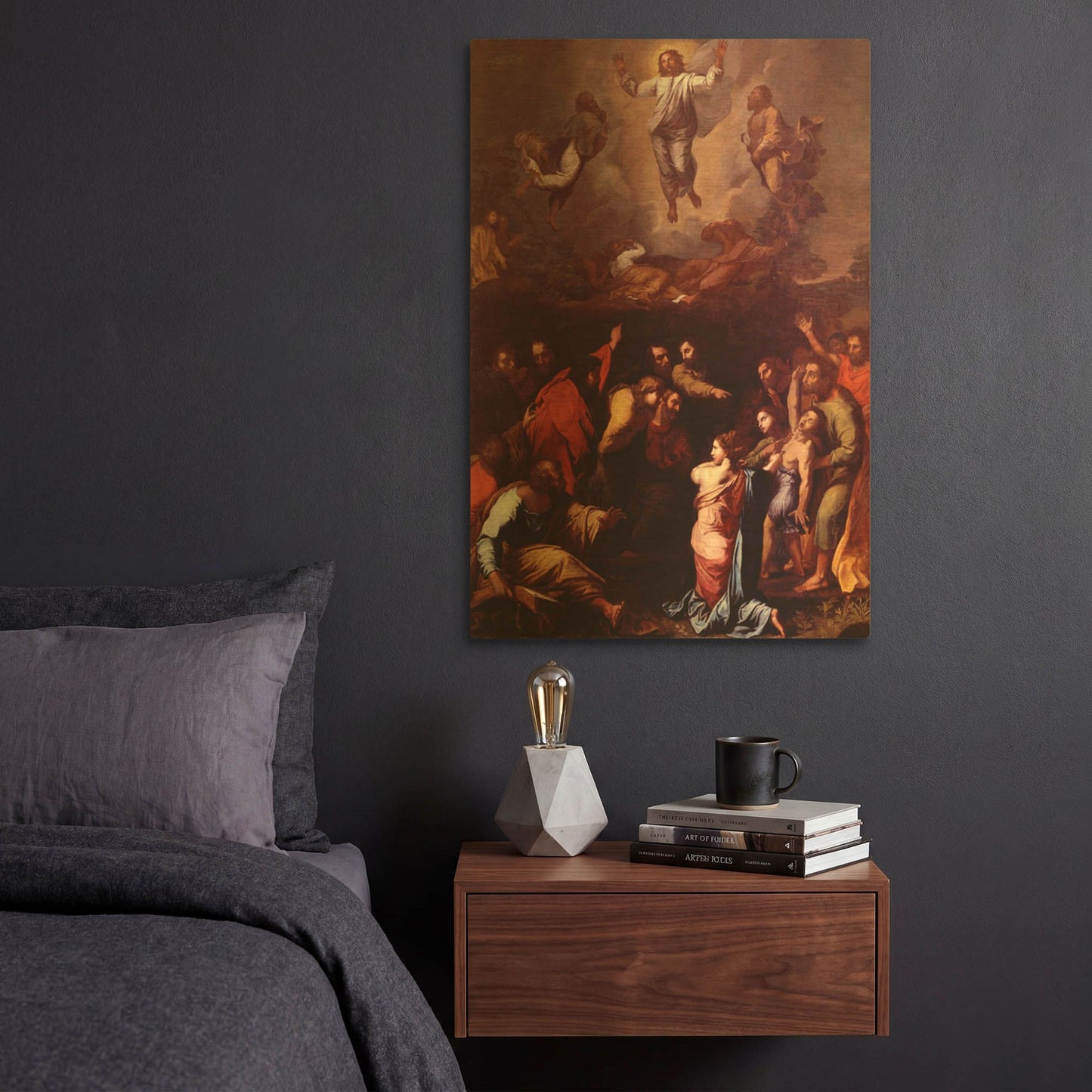 'The Transfiguration' By Raphael Gold Metal Wall Art