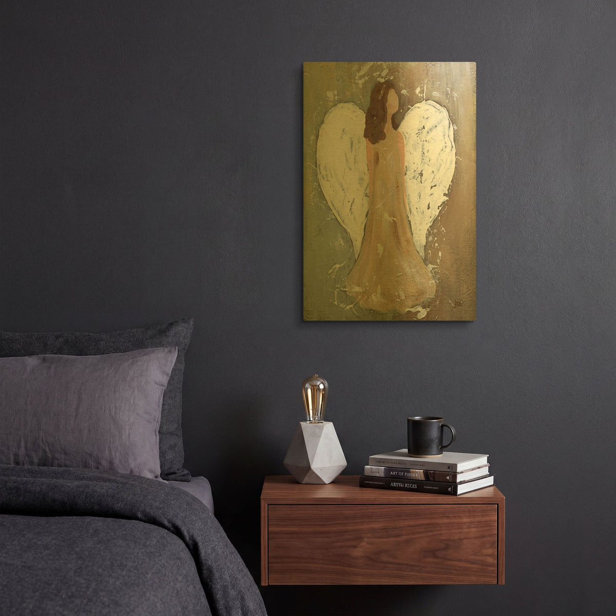 'Safe Haven II' By Jade Reynolds Gold Metal Wall Art