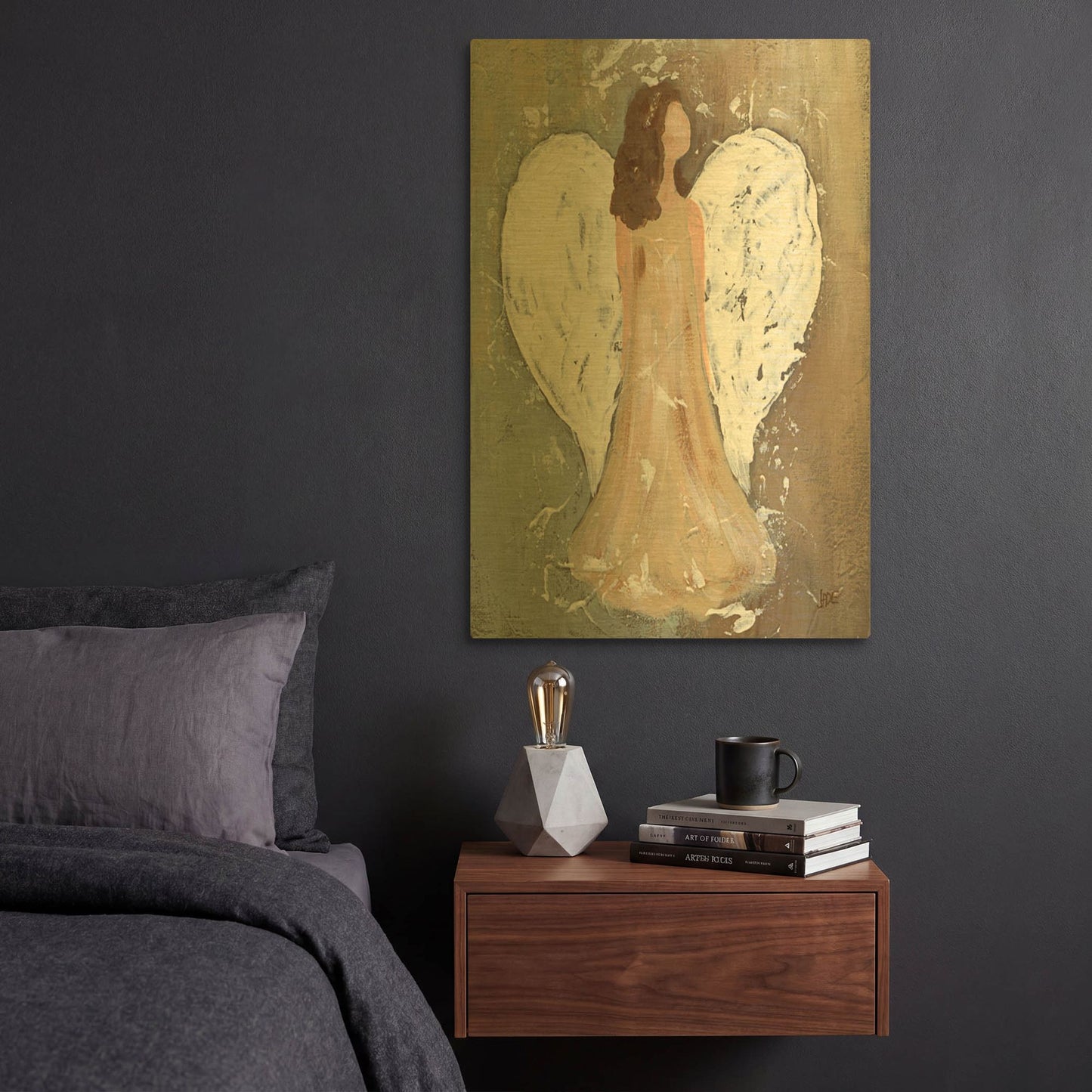'Safe Haven II' By Jade Reynolds Gold Metal Wall Art