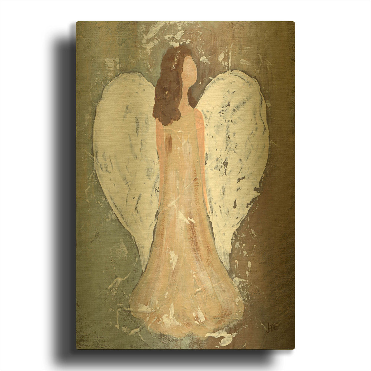 'Safe Haven II' By Jade Reynolds Gold Metal Wall Art