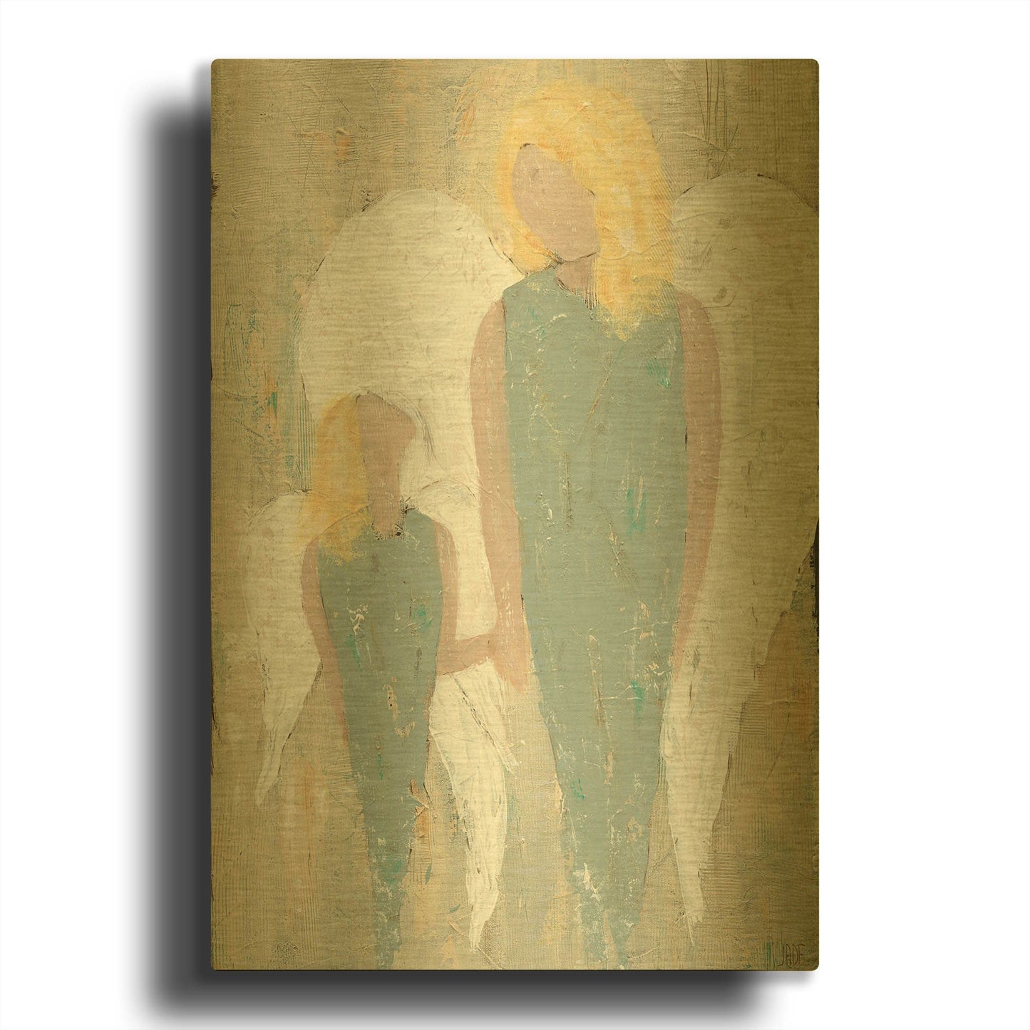'Safe Haven III' By Jade Reynolds Gold Metal Wall Art
