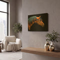'Wind Swept' By PH Burchett Gold Metal Wall Art