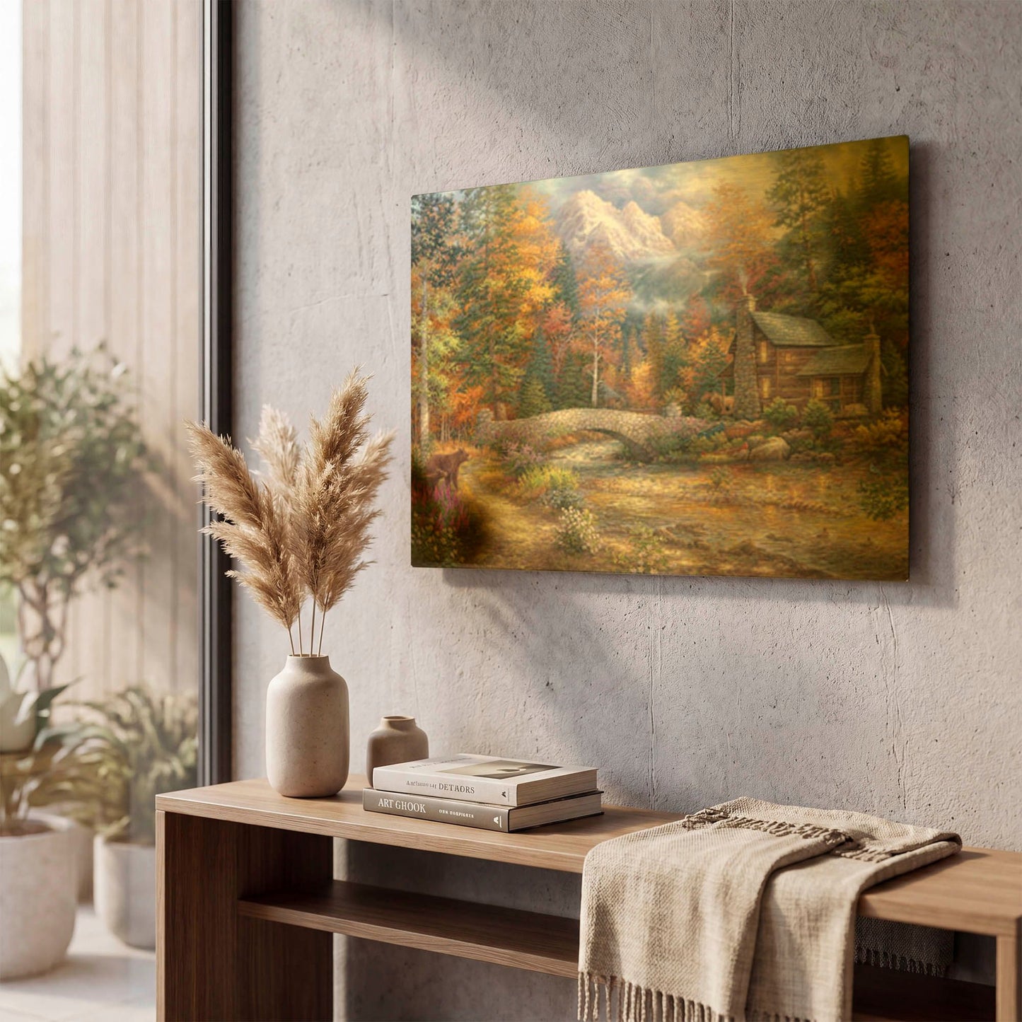 'Call of the Wild' By Chuck Pinson Gold Metal Wall Art
