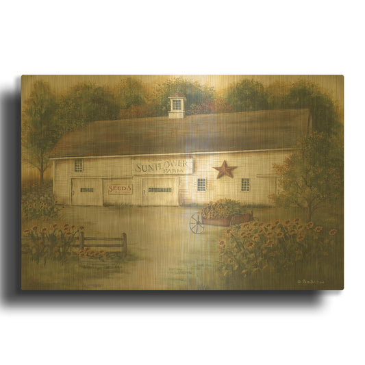'Caleb' By Pam Britton Gold Metal Wall Art