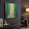 'In Love With You' By Ekaterina Ermilkina Gold Metal Wall Art