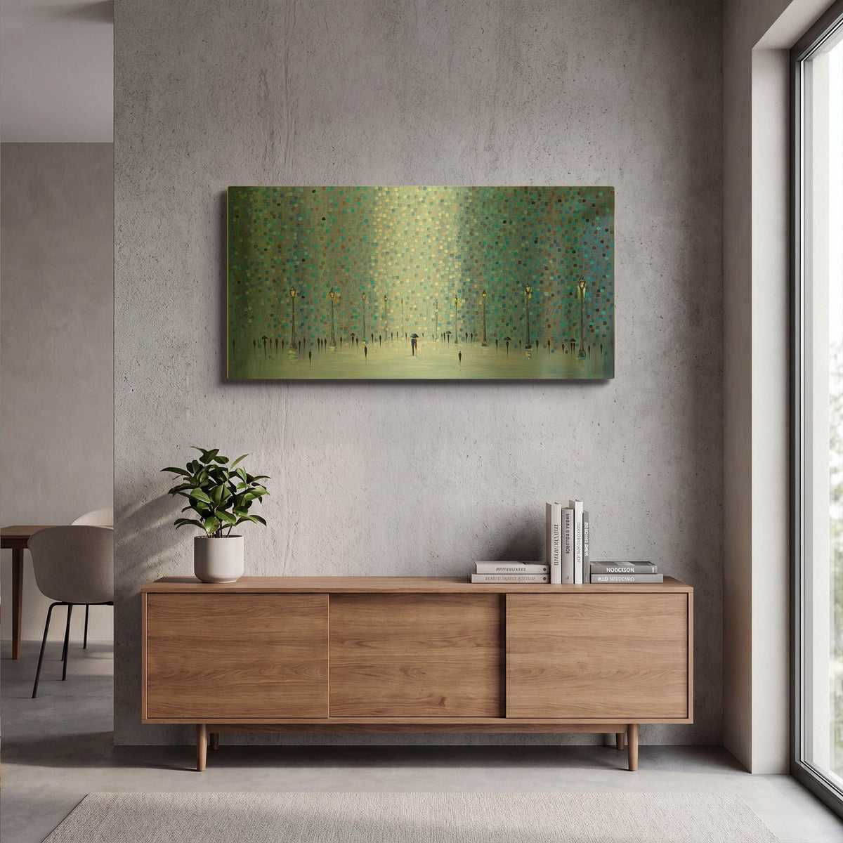 'When The Sky Fall' By Ekaterina Ermilkina Gold Metal Wall Art