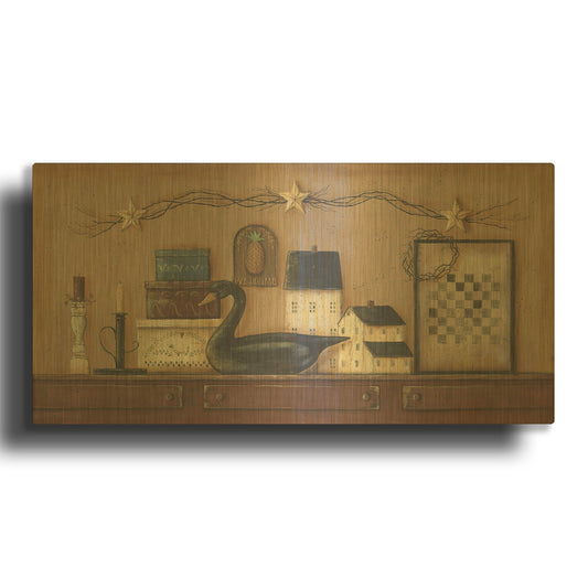 'A Prim Collection' By Pam Britton Gold Metal Wall Art