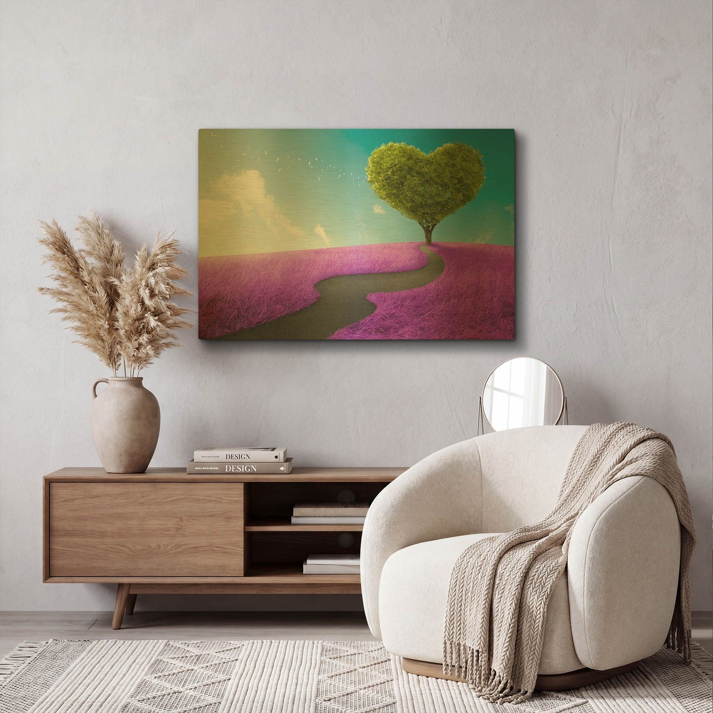 'Follow Your Heart,' By LUXE Gold Metal Wall Art