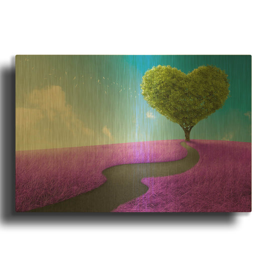 'Follow Your Heart,' By LUXE Gold Metal Wall Art