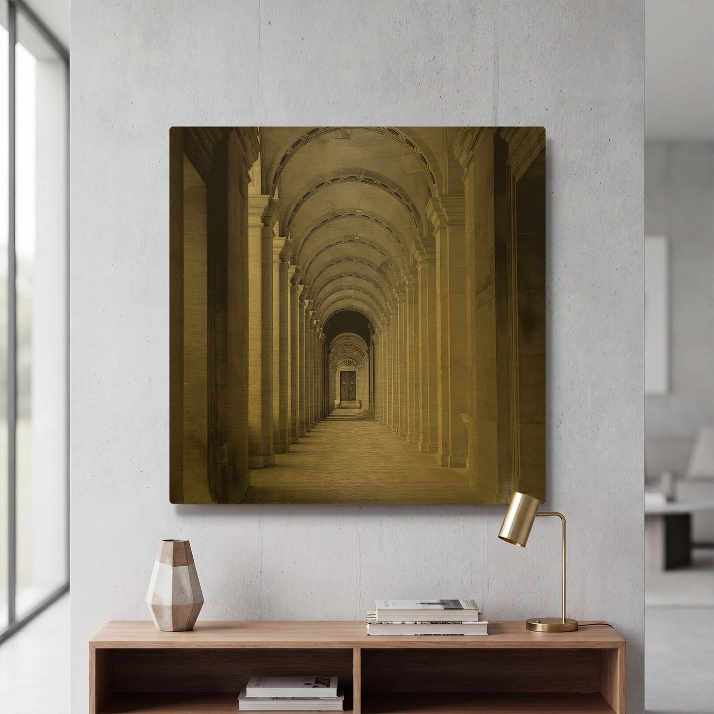 'Paris 27' By Alan Blaustein Gold Metal Wall Art