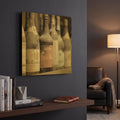 'Enoteca Cortona 1' By Alan Blaustein Gold Metal Wall Art