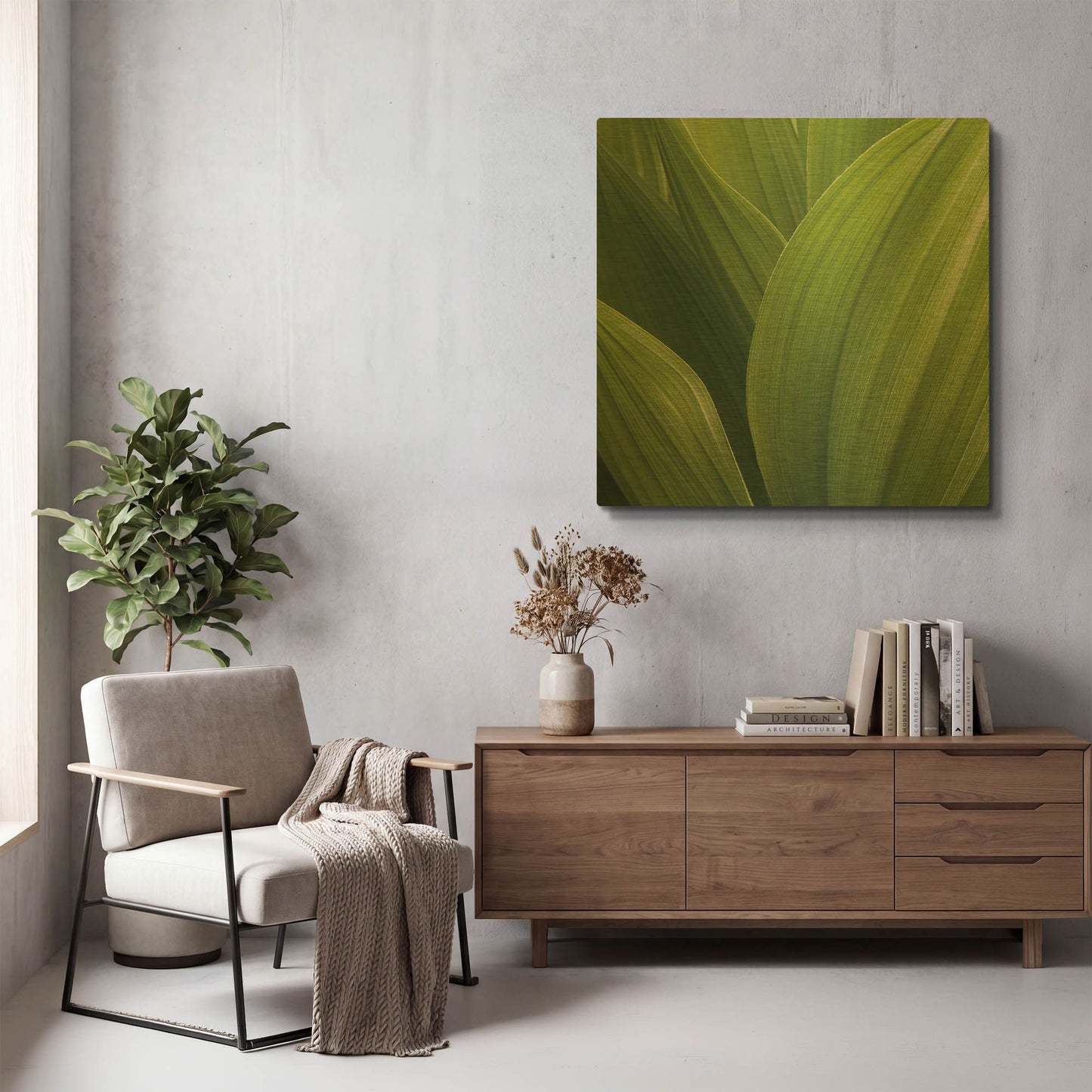 'Corn Lily' By Jan Bell Gold Metal Wall Art