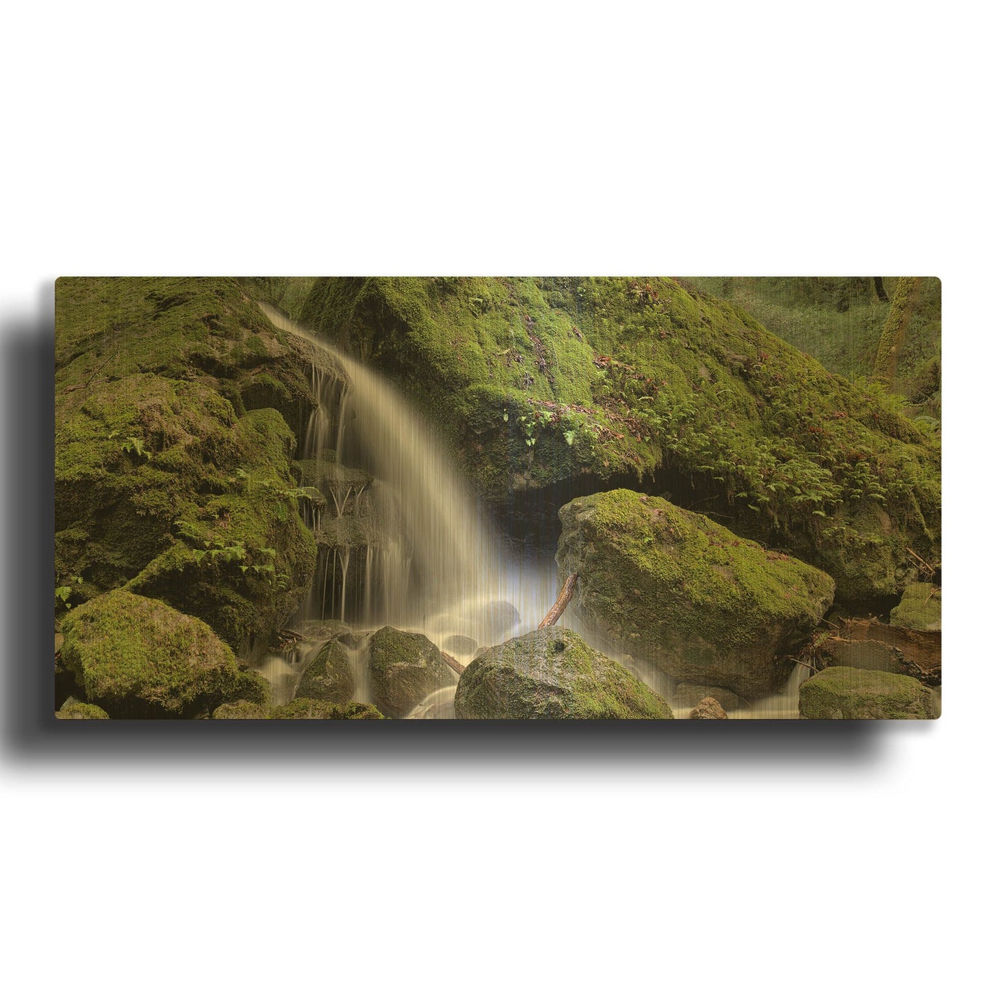'Canyon Falls No. 13' By Alan Blaustein Gold Metal Wall Art