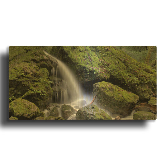 'Canyon Falls No. 13' By Alan Blaustein Gold Metal Wall Art