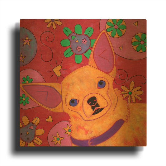'Bandito Mexicano' By Angela Bond Gold Metal Wall Art