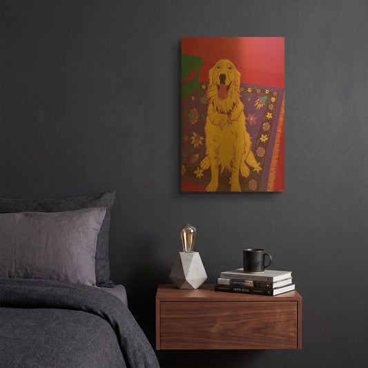 'Bon Vivant' By Angela Bond Gold Metal Wall Art