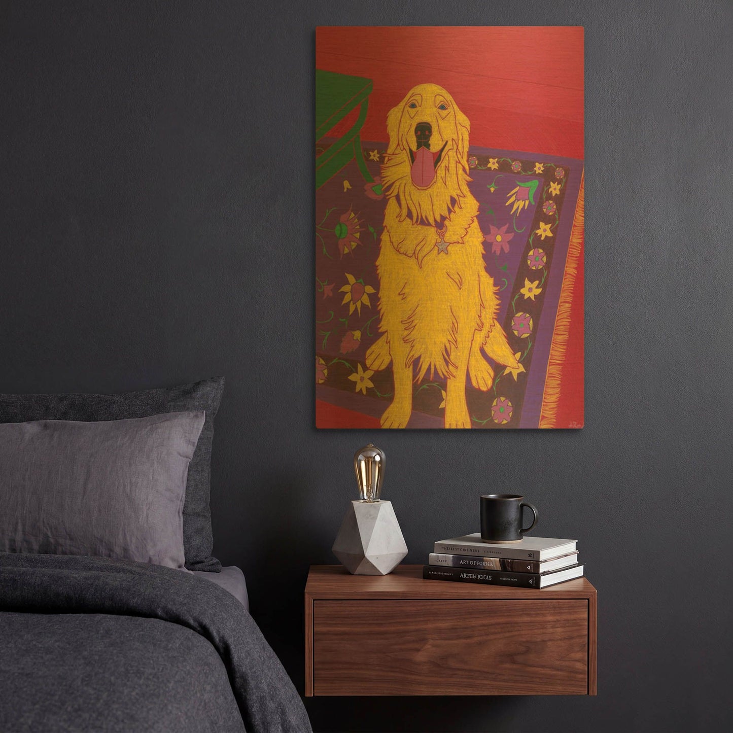 'Bon Vivant' By Angela Bond Gold Metal Wall Art