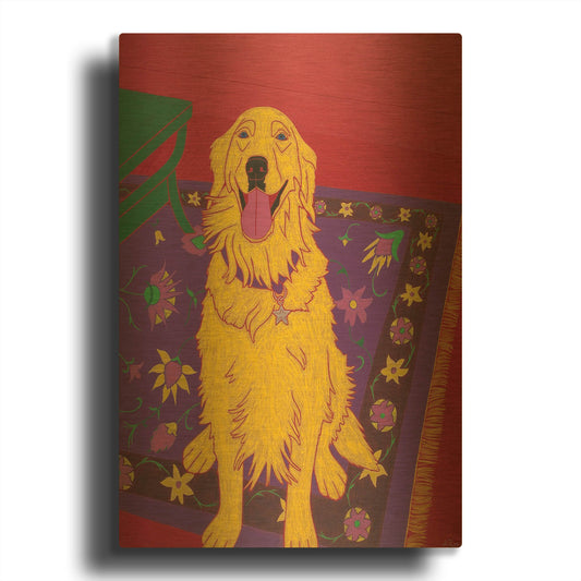 'Bon Vivant' By Angela Bond Gold Metal Wall Art