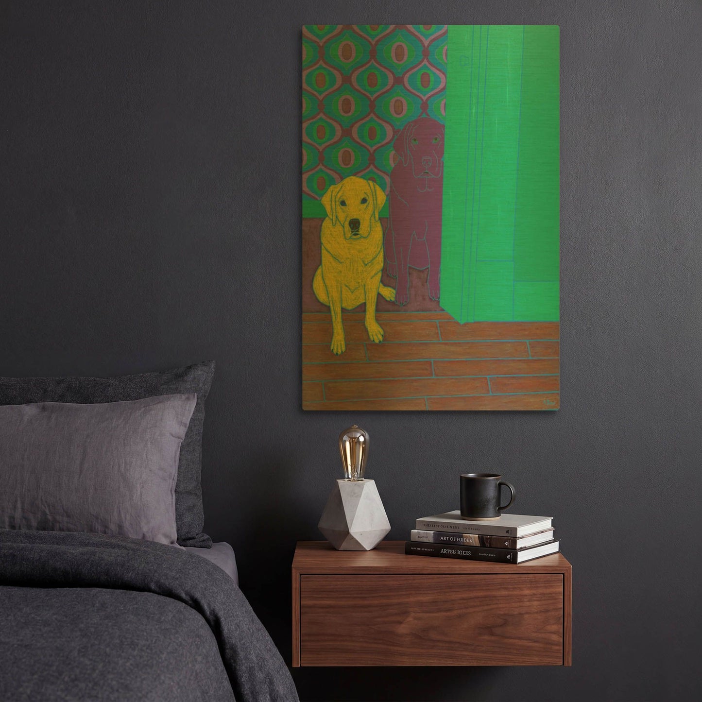 'Some of My Favorite People' By Angela Bond Gold Metal Wall Art