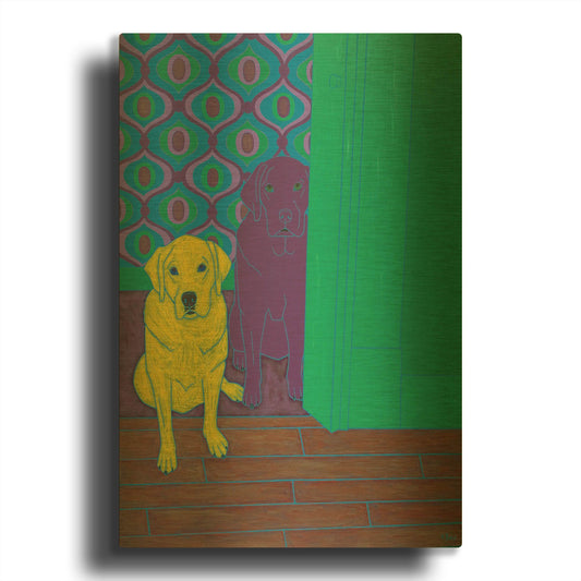 'Some of My Favorite People' By Angela Bond Gold Metal Wall Art