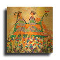 'The Cardinal' By Caroline Benchétrit Gold Metal Wall Art