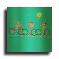 'Tour de Girls' By Caroline Benchétrit Gold Metal Wall Art