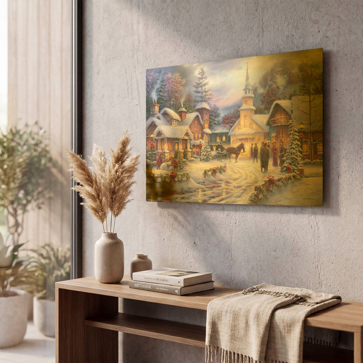 'Faith Runs Deep' By Chuck Pinson Gold Metal Wall Art