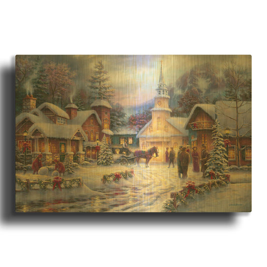'Faith Runs Deep' By Chuck Pinson Gold Metal Wall Art