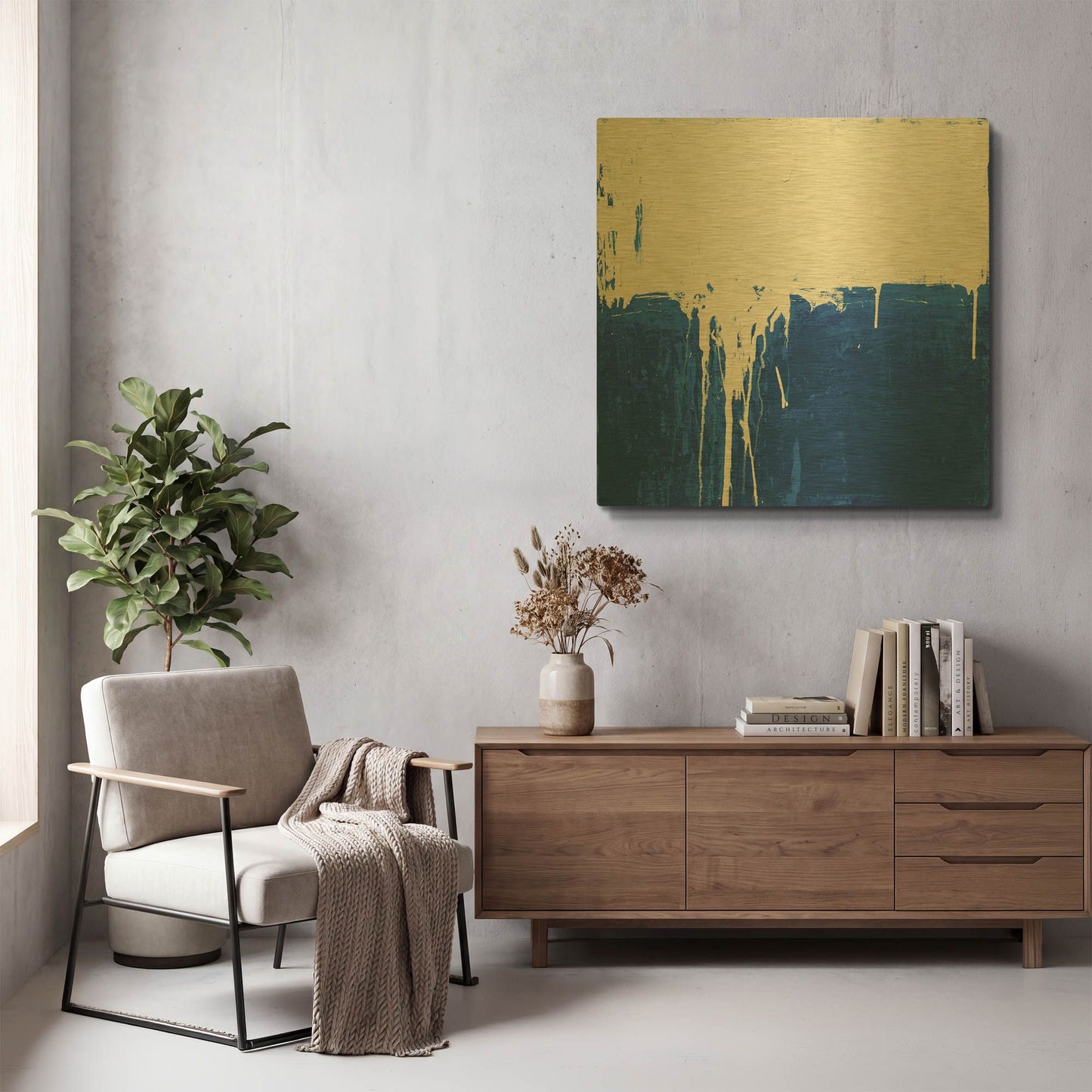 'Escape' By Don Bishop Gold Metal Wall Art