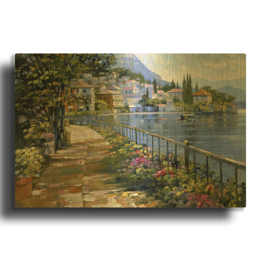 'Sunlit Stroll' By Howard Behrens Gold Metal Wall Art