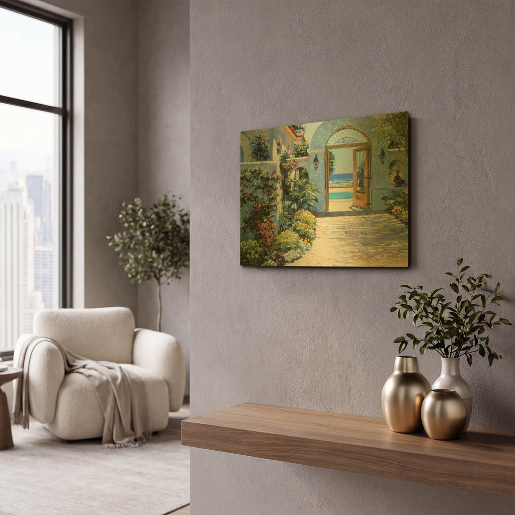'Hotel California' By Howard Behrens Gold Metal Wall Art