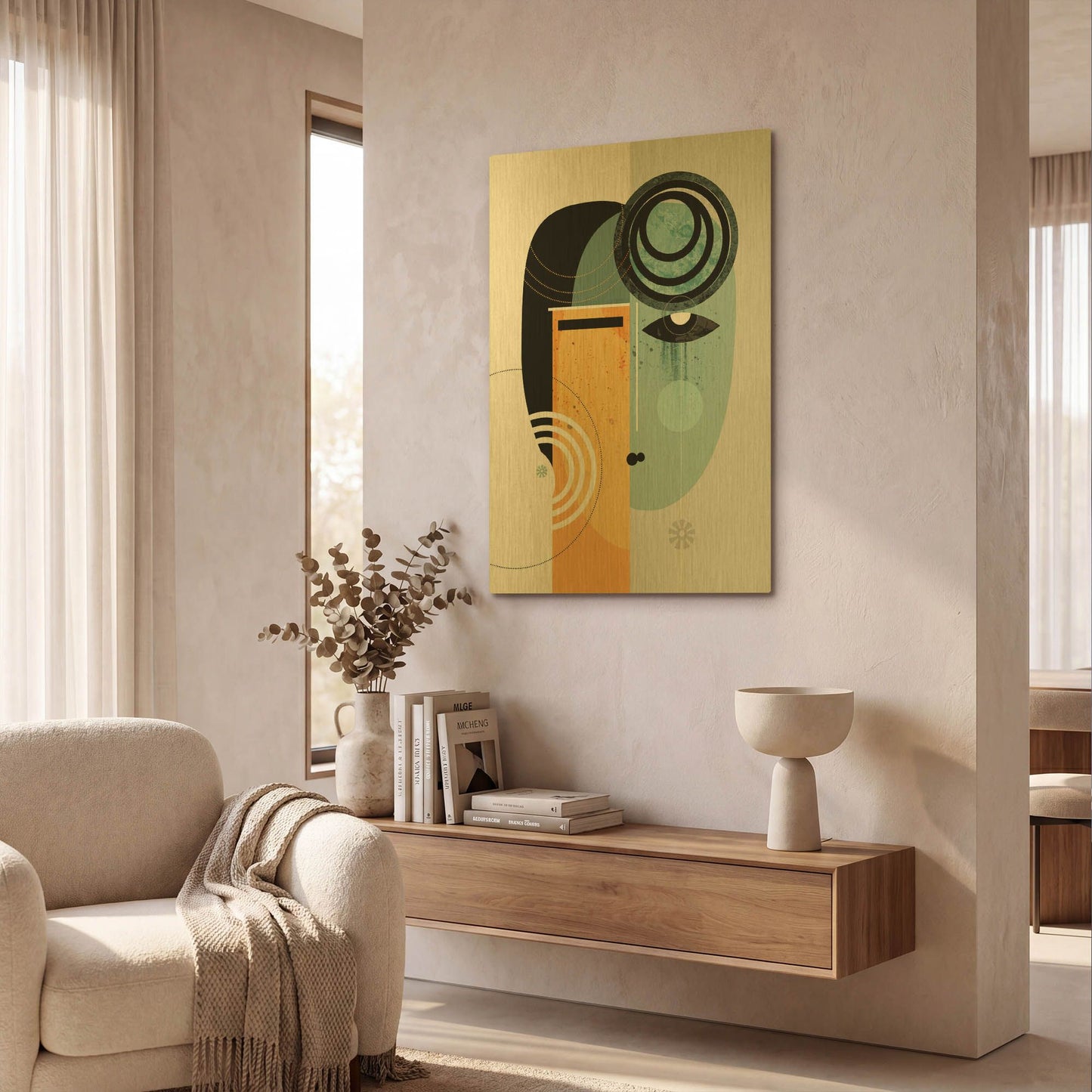 'Betrayal of The King' By Ishita Banerjee Gold Metal Wall Art