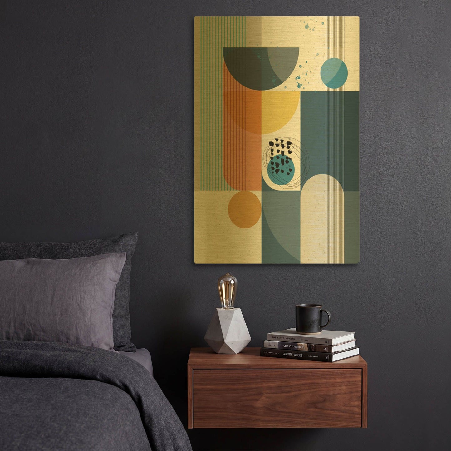 'Centurian' By Ishita Banerjee Gold Metal Wall Art