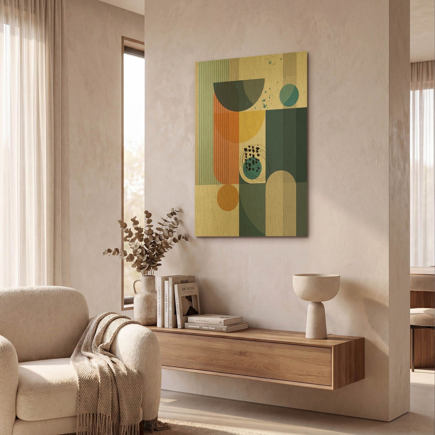 'Centurian' By Ishita Banerjee Gold Metal Wall Art