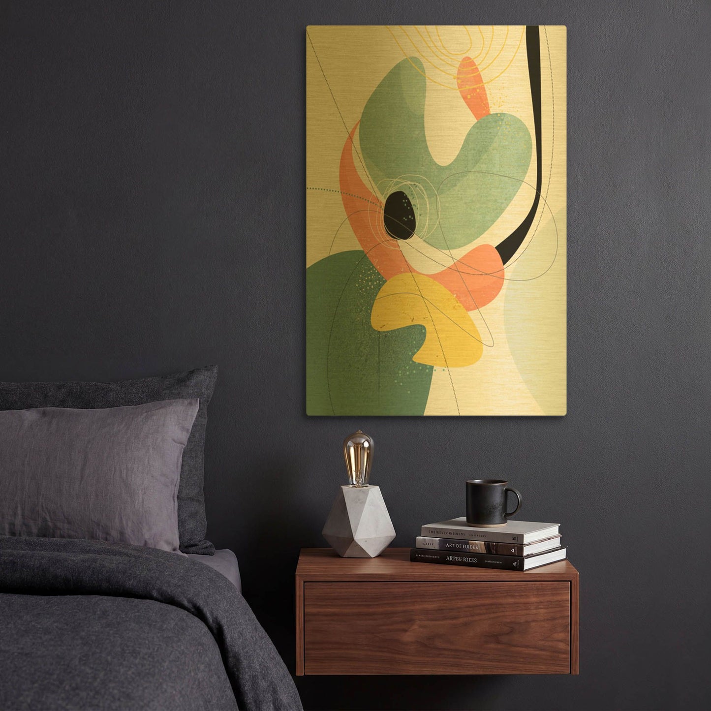 'Galactic 01 - Jupiter' By Ishita Banerjee Gold Metal Wall Art