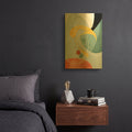 'Galactic 02 - Crossings' By Ishita Banerjee Gold Metal Wall Art