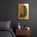 'Grounded' By Ishita Banerjee Gold Metal Wall Art