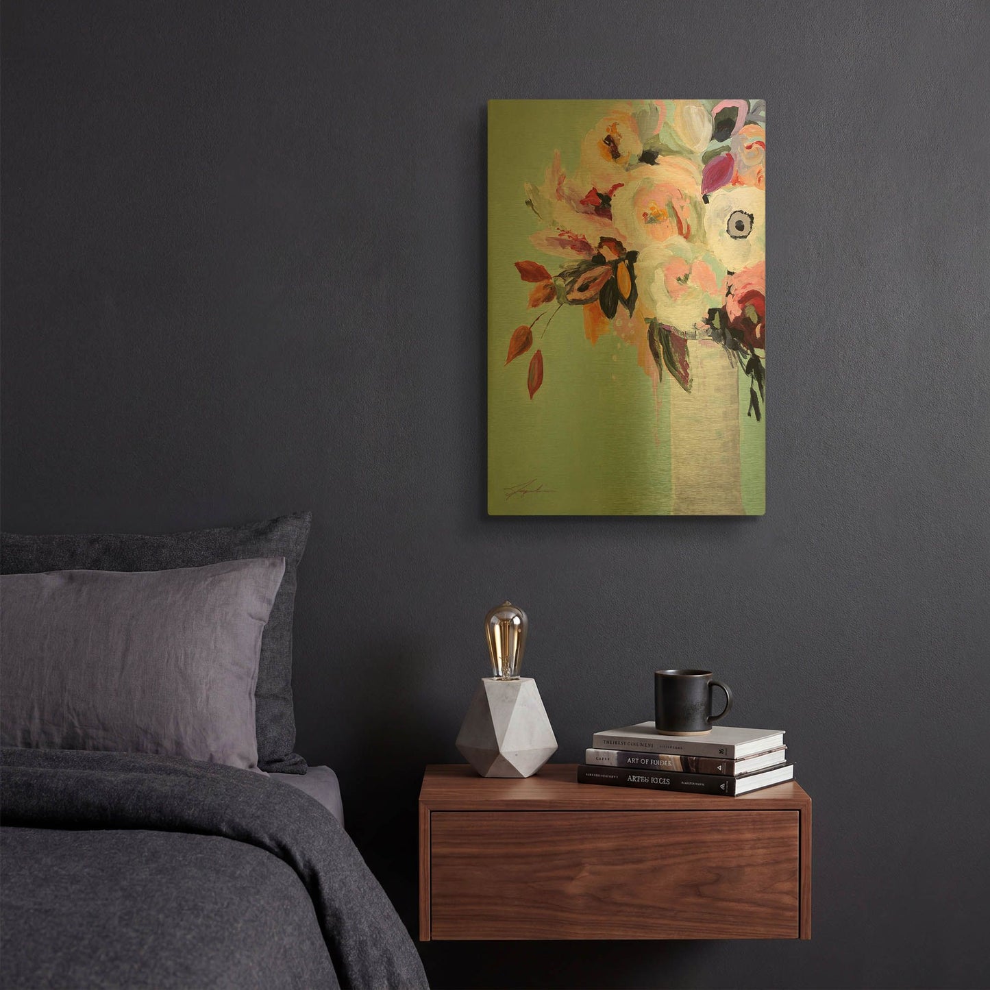 'Fall Into Summer' By Jacqueline Brewer Gold Metal Wall Art