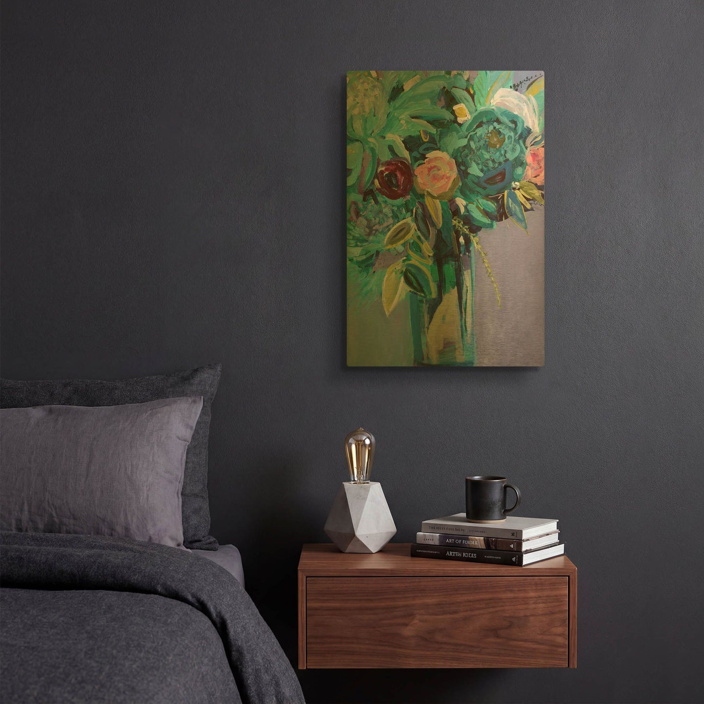'Rejuvenation' By Jacqueline Brewer Gold Metal Wall Art