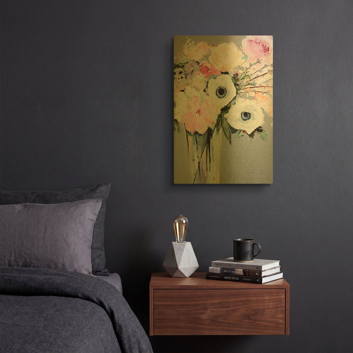 'Sweetie Pie' By Jacqueline Brewer Gold Metal Wall Art